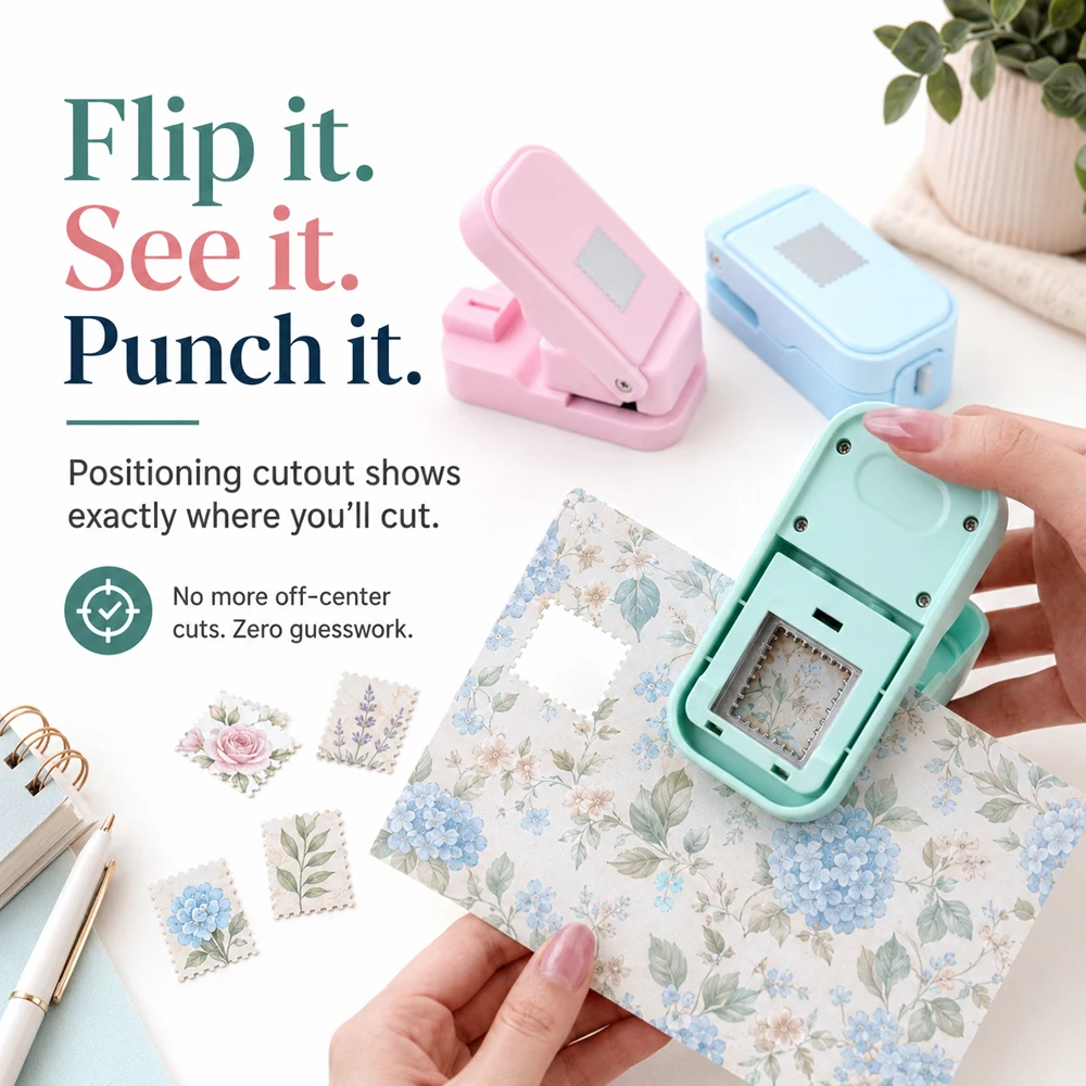 Postage Stamp Edge Paper Punch - Handbags ulasan dan harga
