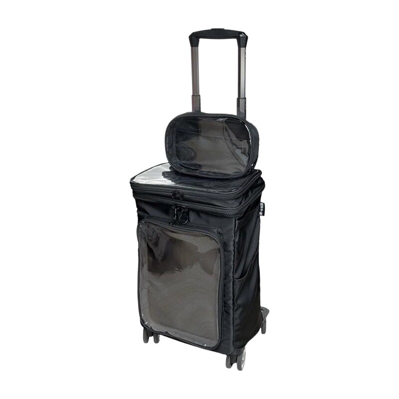 Harajuku Style Cartoon Transpa - Spinner Wheel Rolling Suitcase 20 Inch ulasan dan harga