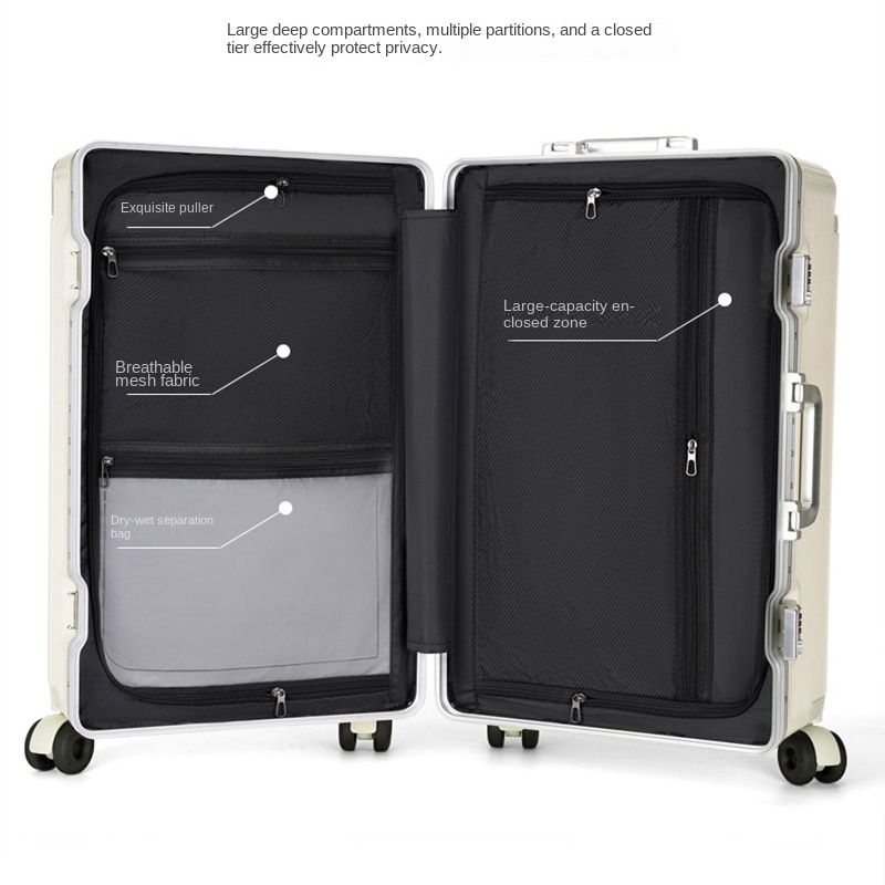 New 28-inch Wide-handle Suitca - Spinner Wheel Rolling Suitcase 20 Inch ulasan dan harga