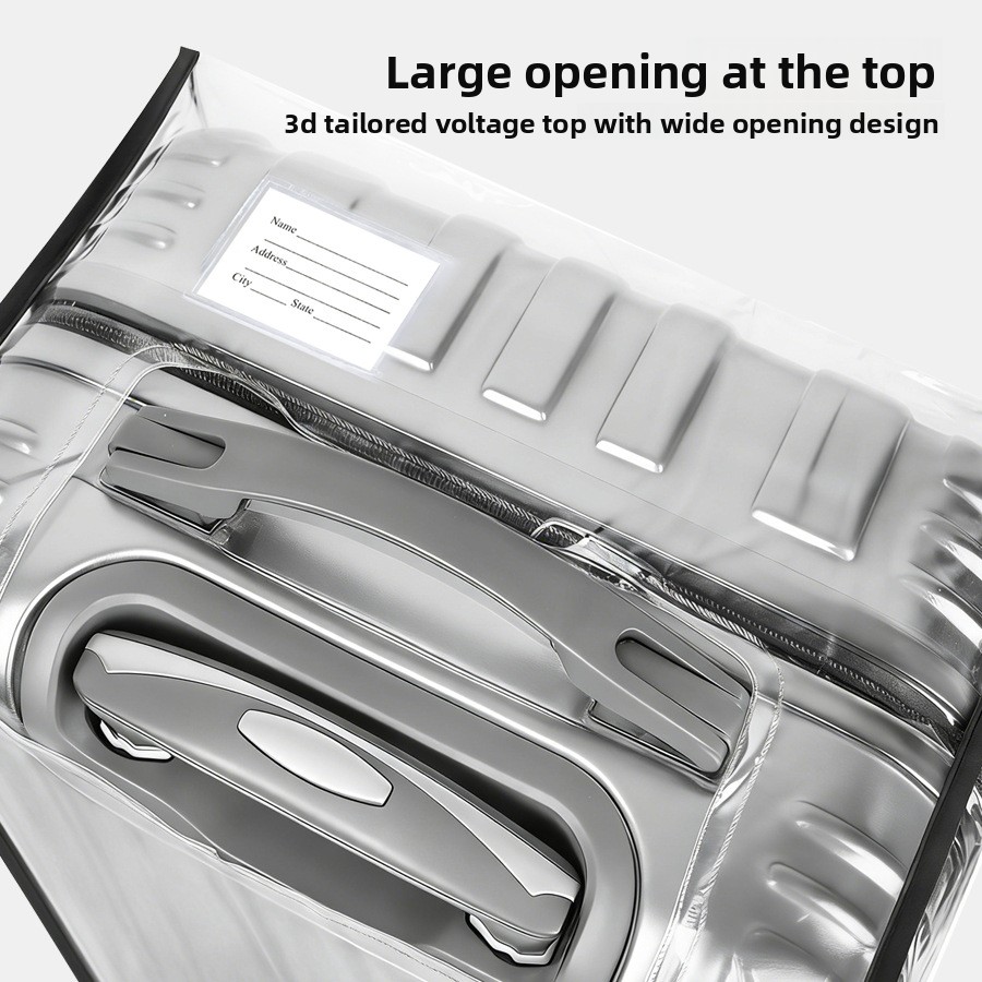 Transparent PVC Luggage Cover  - Luggage Protective Cover Transparent ulasan dan harga