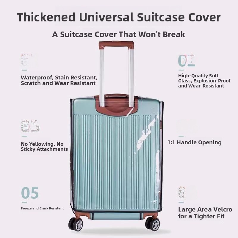 Thickened Protective Cover for - Luggage Protective Cover Transparent ulasan dan harga