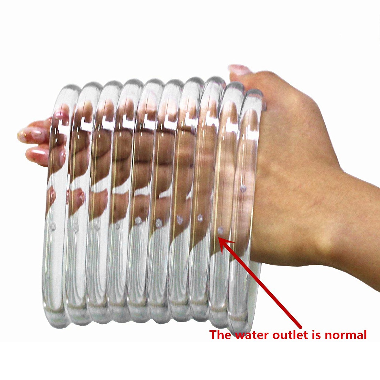 ABQR 10Pcs Transparent Bag Han - Handbags ulasan dan harga