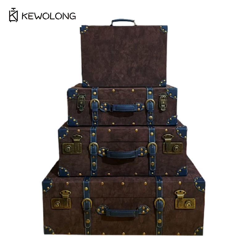 Vintage Leather Suitcase Stora - Retro Vintage Trunk Suitcase ulasan dan harga