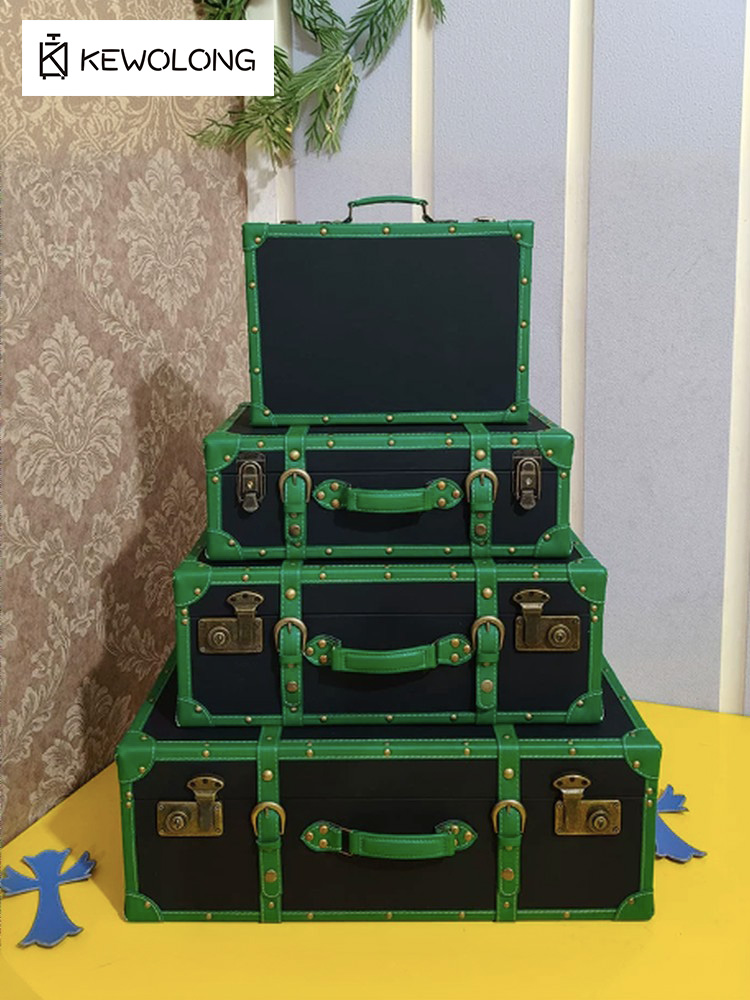 Vintage Leather Suitcase Stora - Retro Vintage Trunk Suitcase ulasan dan harga