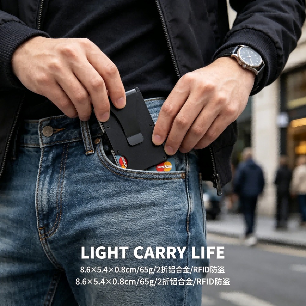 Aluminum Alloy Rfid Blocking C - Wallets ulasan dan harga