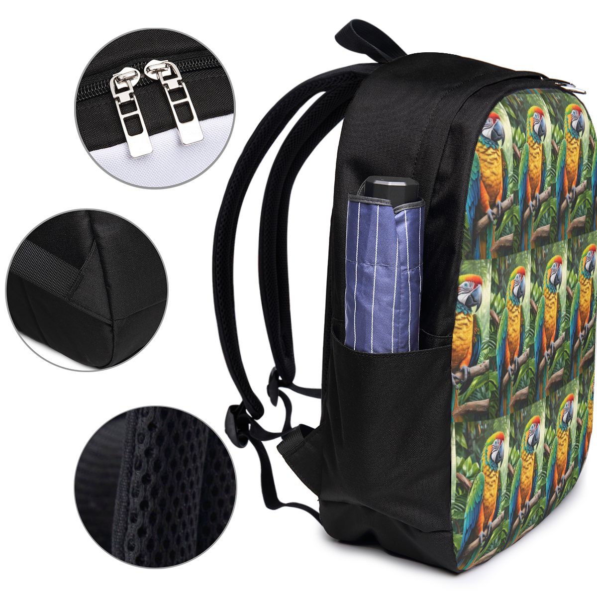Cute Macaw Parrots Backpack Tr - Travel Bags ulasan dan harga